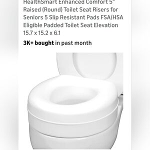 White Padded Toilet Seat Riset.